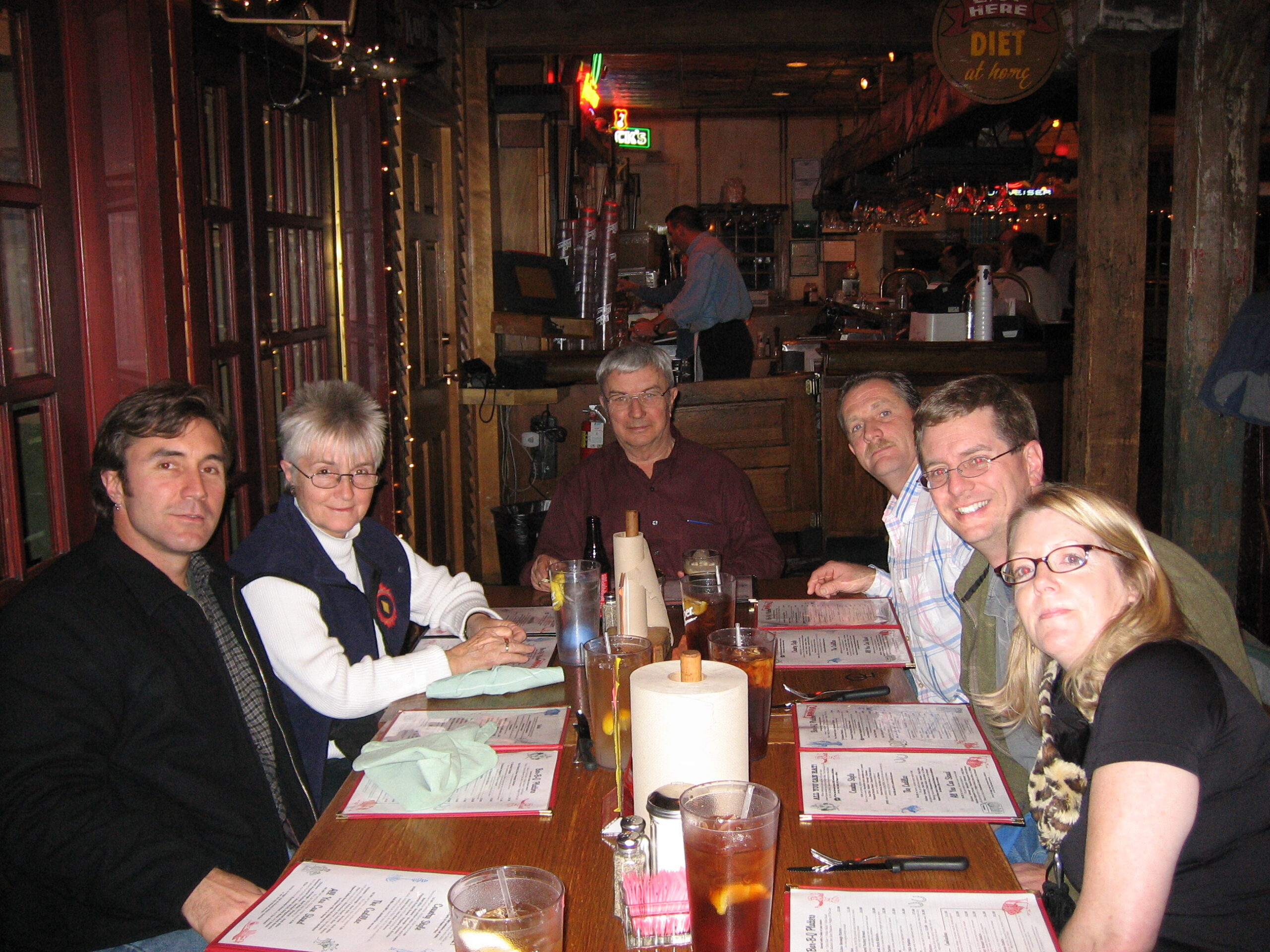 Albuquerque NM - BBQ with his sister and family