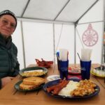 Covid - outdoor dining at Sam's No. 3 - a favorite!