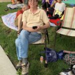 Glendale CO - getting ready to watch the fireworks show