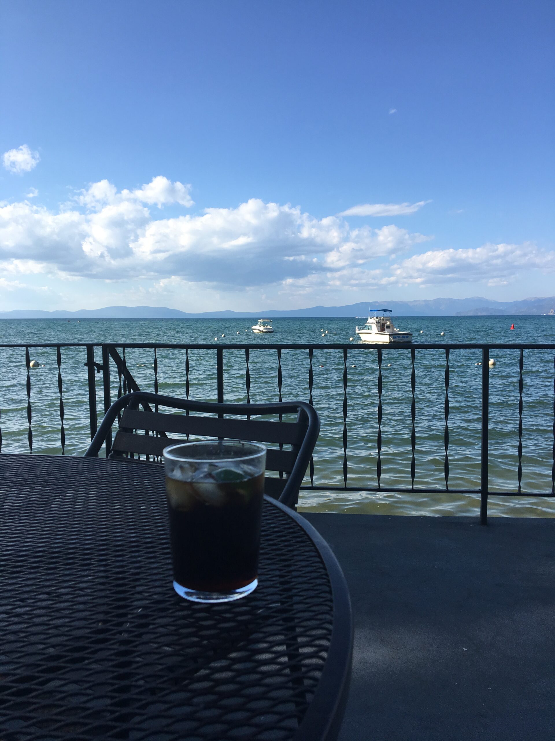 Lake Tahoe - view from our timeshare deck