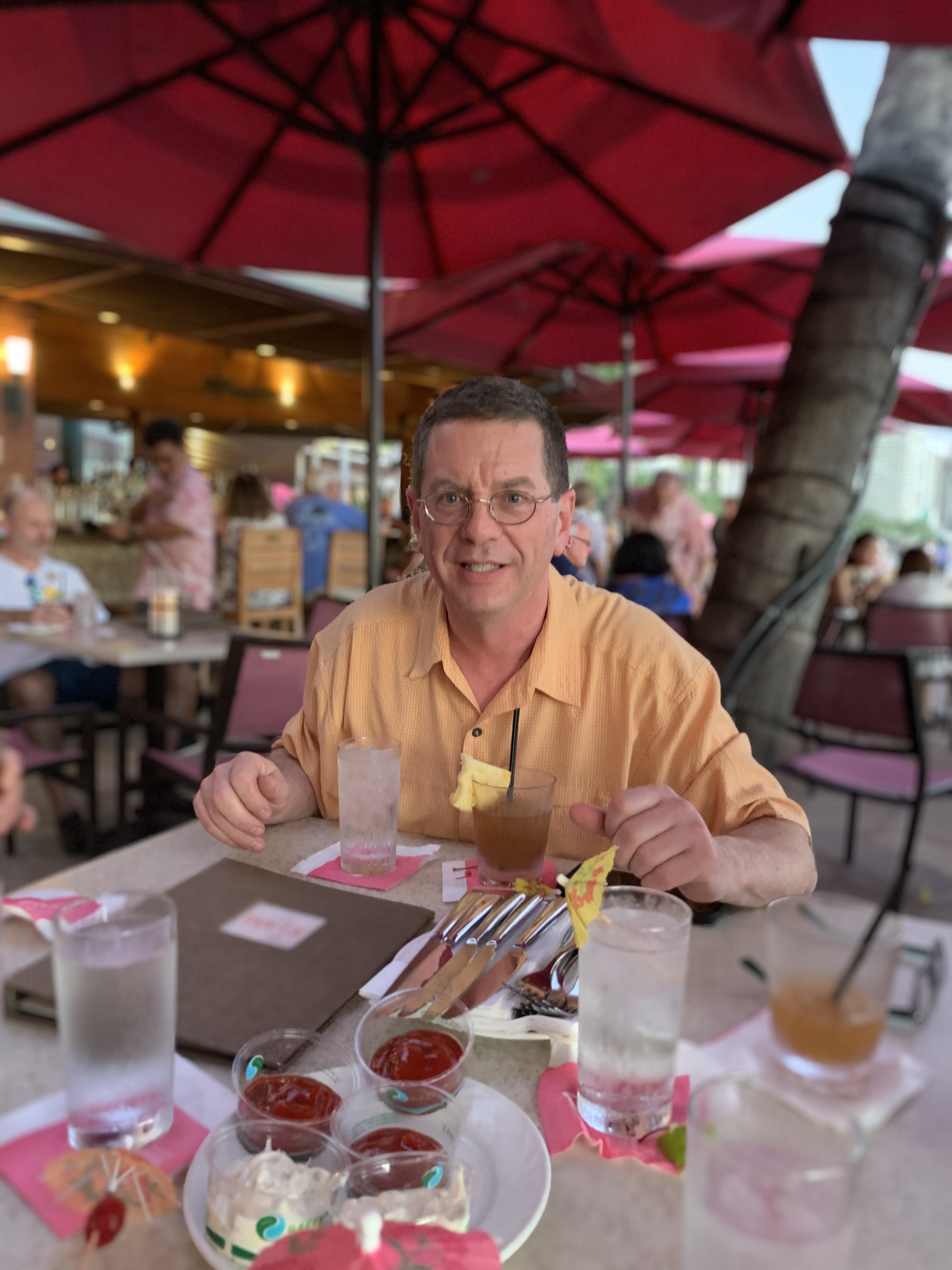 Oahu HI - Mail Tai Time at the Royal Hawaiian