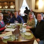 Ojo Caliente, NM - Enjoying dinner with the family