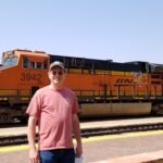 Winslow AZ - Paull loved trains!